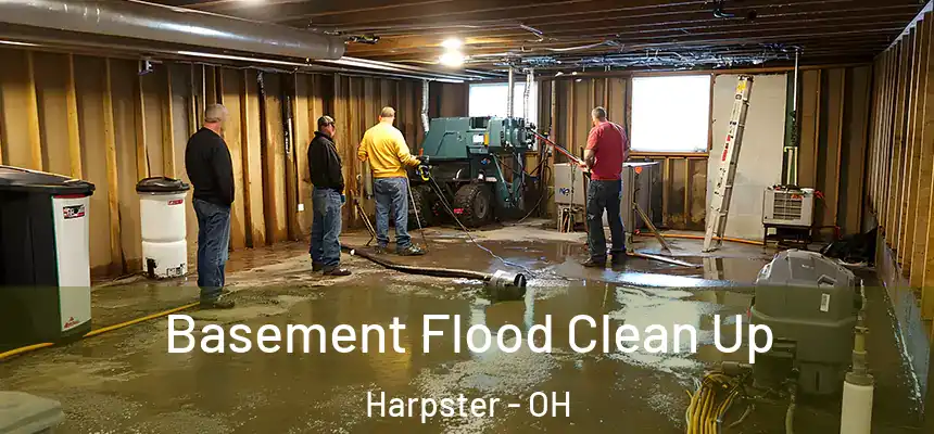 Basement Flood Clean Up Harpster - OH